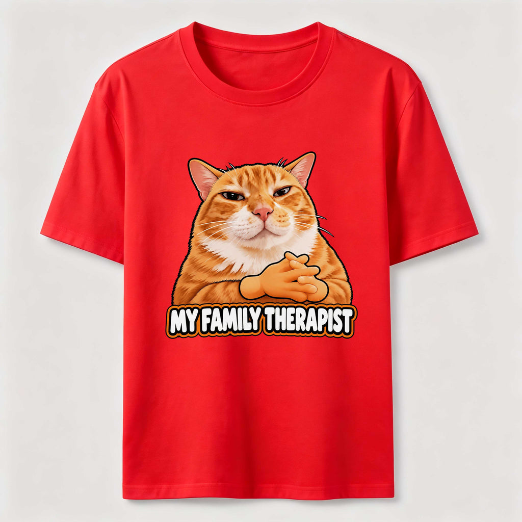 PetTaxClub Family Therapist Orange Cat Classic T-Shirt
