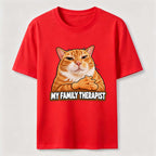 PetTaxClub Family Therapist Orange Cat Classic T-Shirt