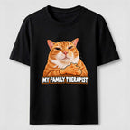 PetTaxClub Family Therapist Orange Cat Classic T-Shirt