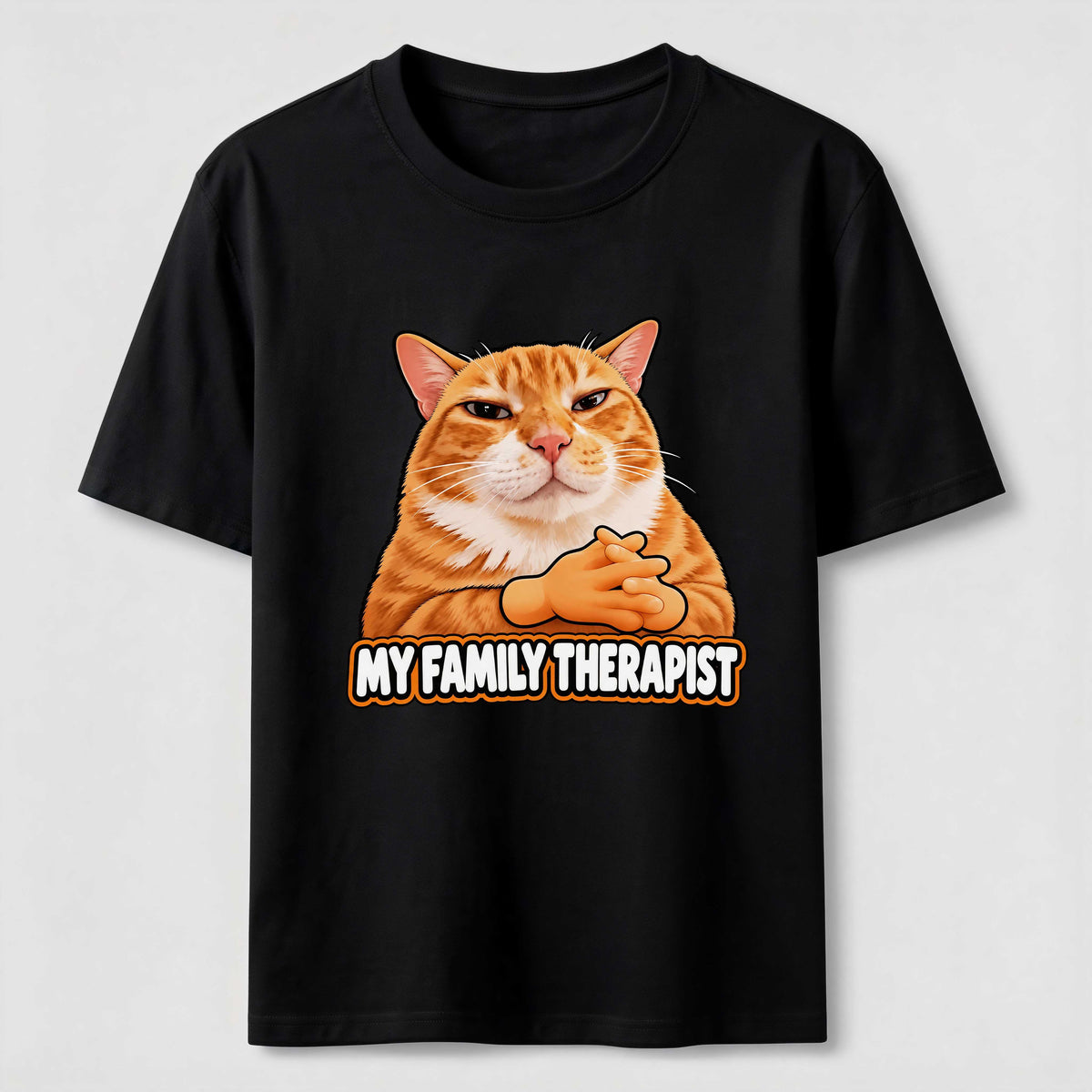 PetTaxClub Family Therapist Orange Cat Classic T-Shirt