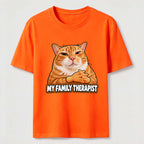 PetTaxClub Family Therapist Orange Cat Classic T-Shirt