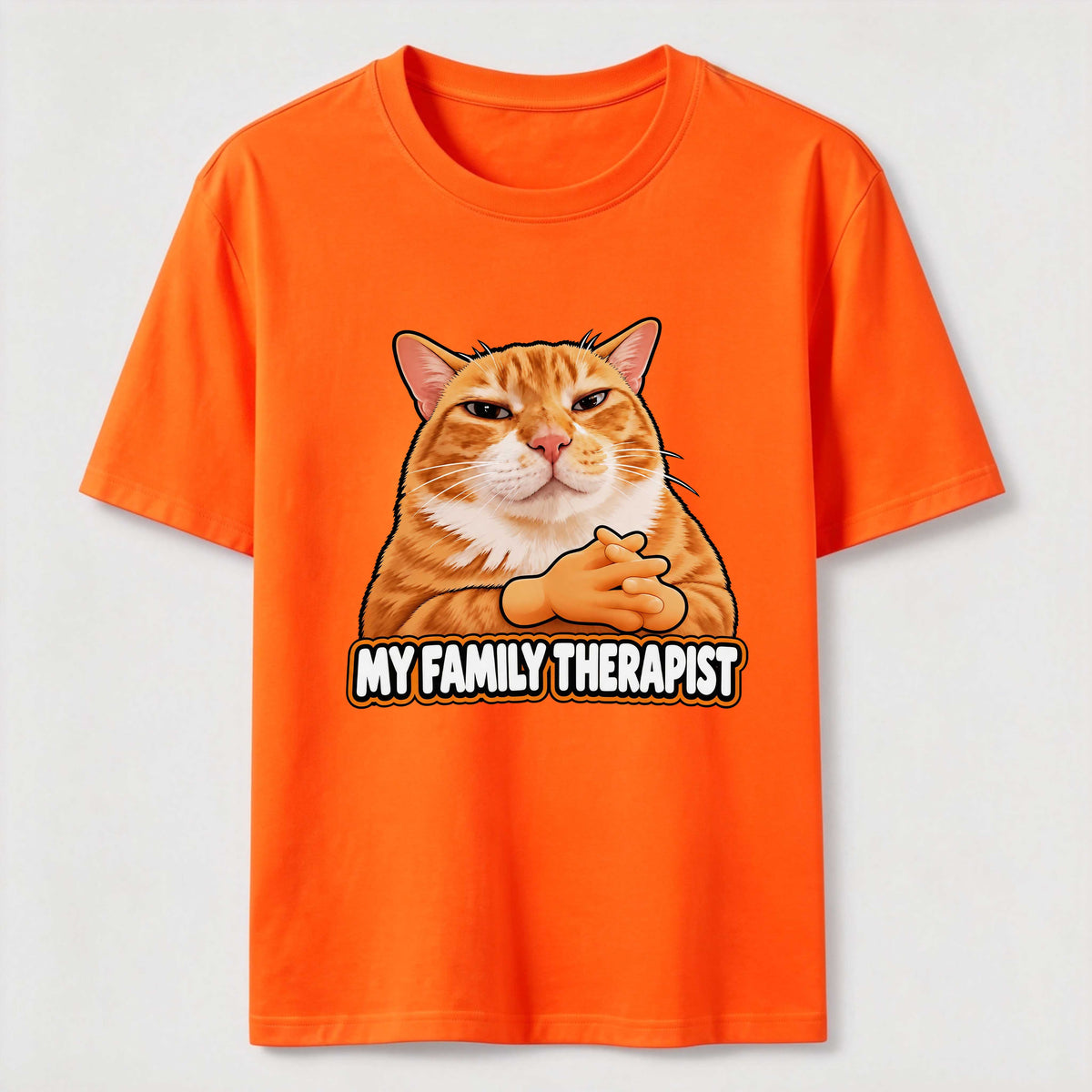 PetTaxClub Family Therapist Orange Cat Classic T-Shirt