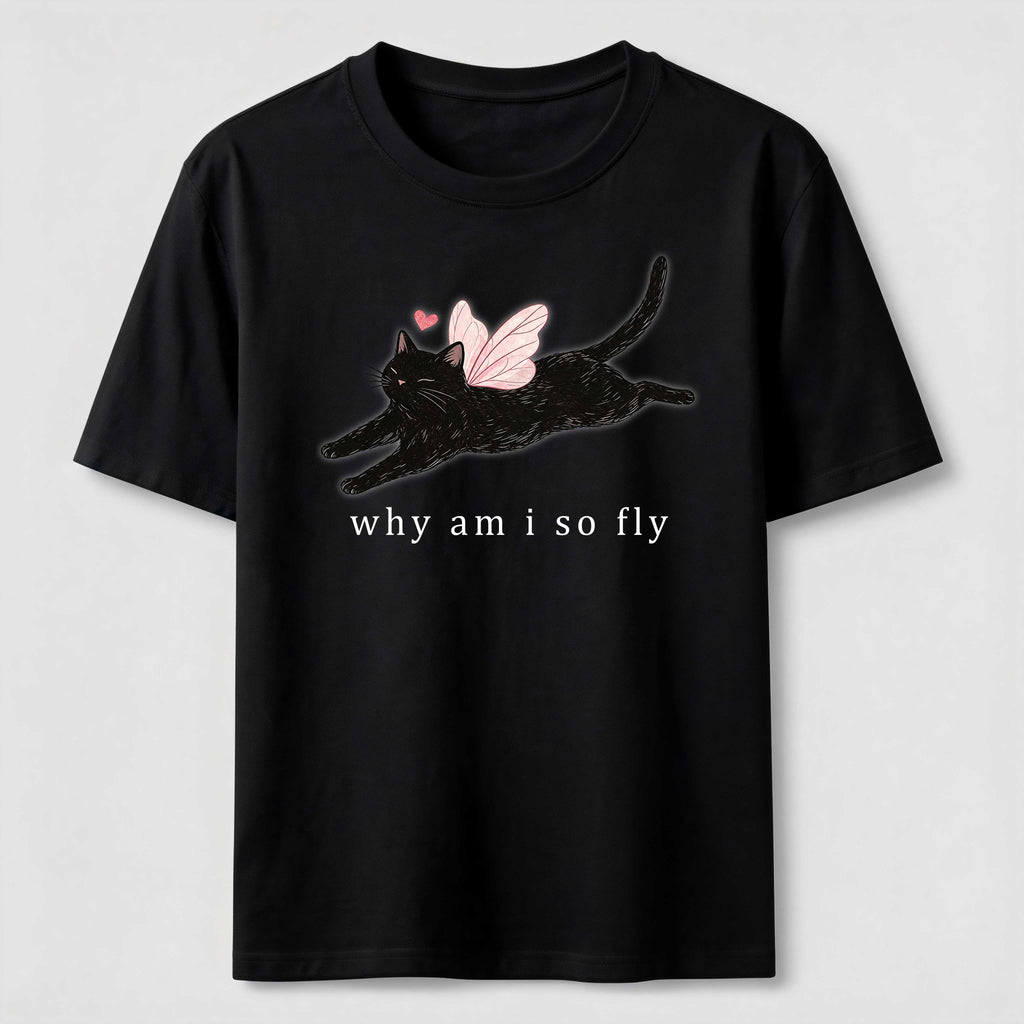 PetTaxClub Why Am I So Fly Cat Classic T-Shirt