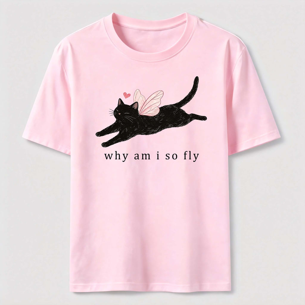 PetTaxClub Why Am I So Fly Cat Classic T-Shirt
