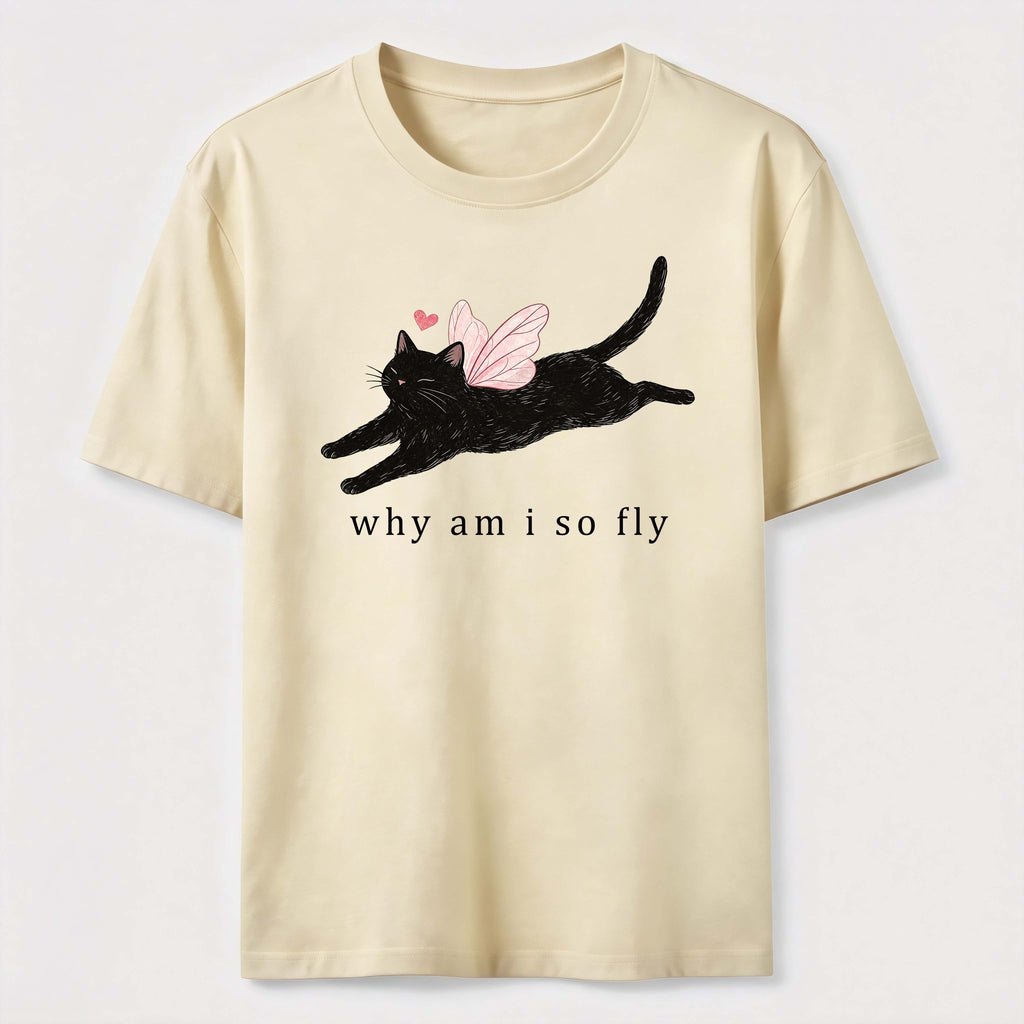 PetTaxClub Why Am I So Fly Cat Classic T-Shirt