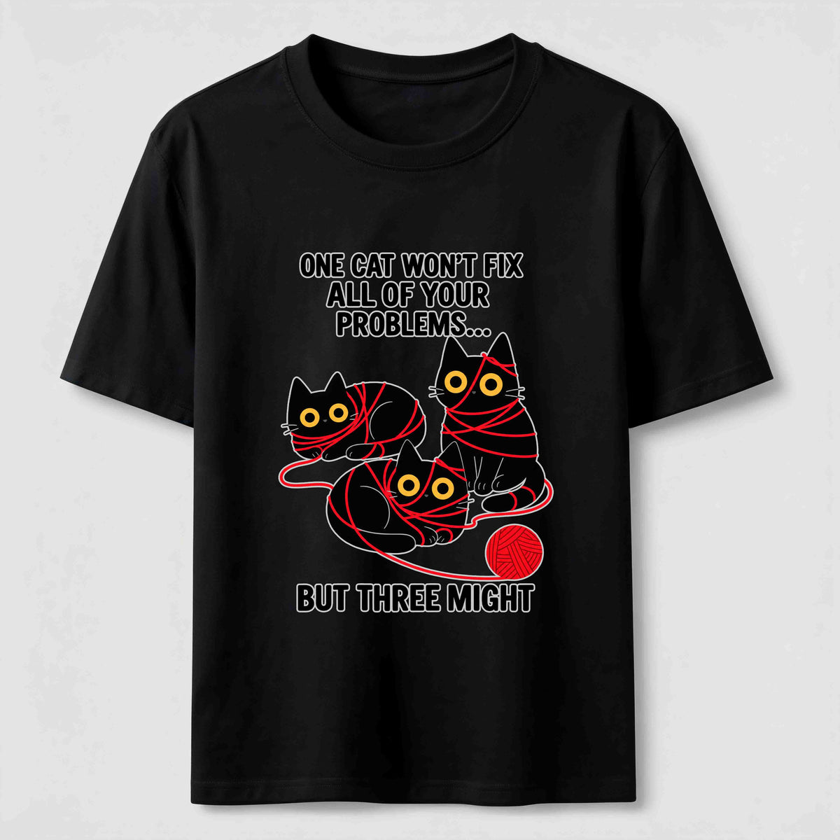 PetTaxClub Three Cats Might Classic T-Shirt