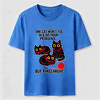 PetTaxClub Three Cats Might Classic T-Shirt