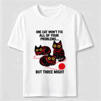 PetTaxClub Three Cats Might Classic T-Shirt