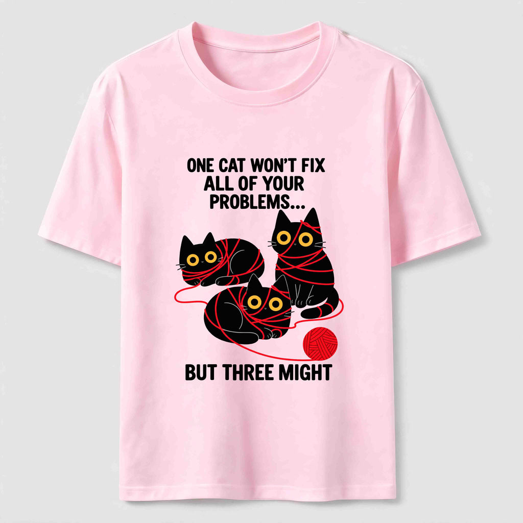 PetTaxClub Three Cats Might Classic T-Shirt