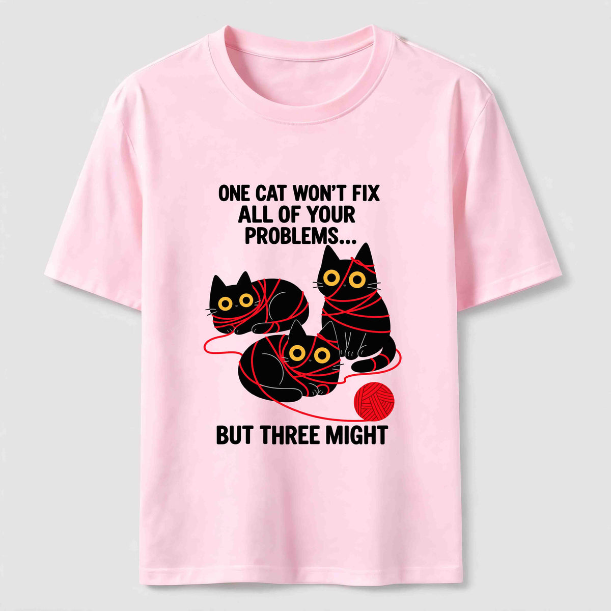 PetTaxClub Three Cats Might Classic T-Shirt