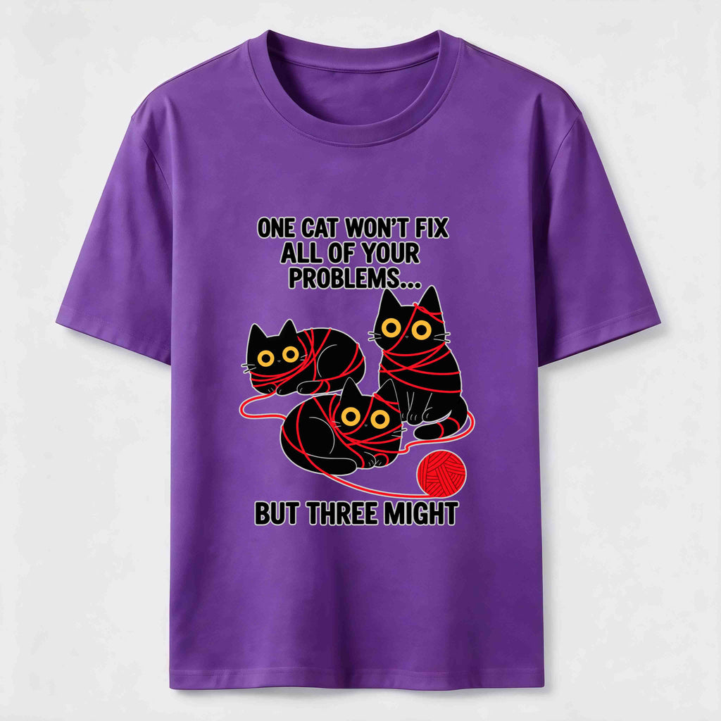 PetTaxClub Three Cats Might Classic T-Shirt