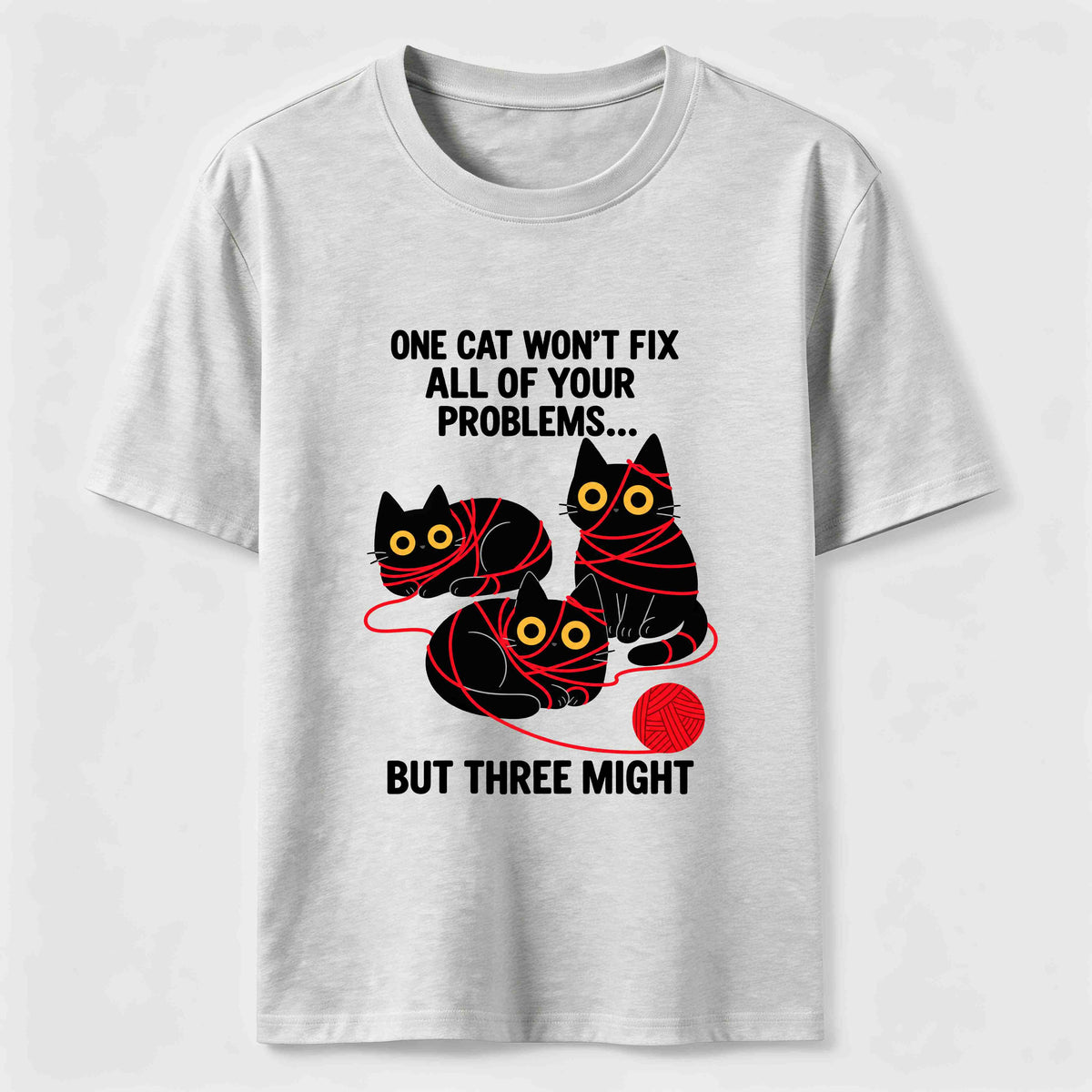 PetTaxClub Three Cats Might Classic T-Shirt