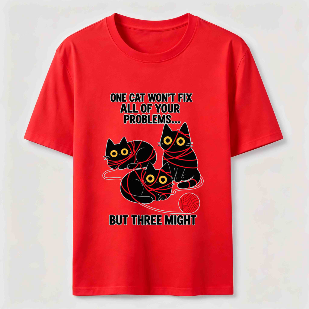 PetTaxClub Three Cats Might Classic T-Shirt