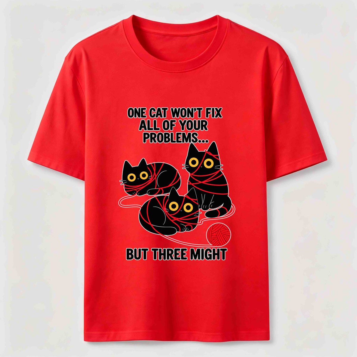 PetTaxClub Three Cats Might Classic T-Shirt