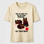 PetTaxClub Three Cats Might Classic T-Shirt