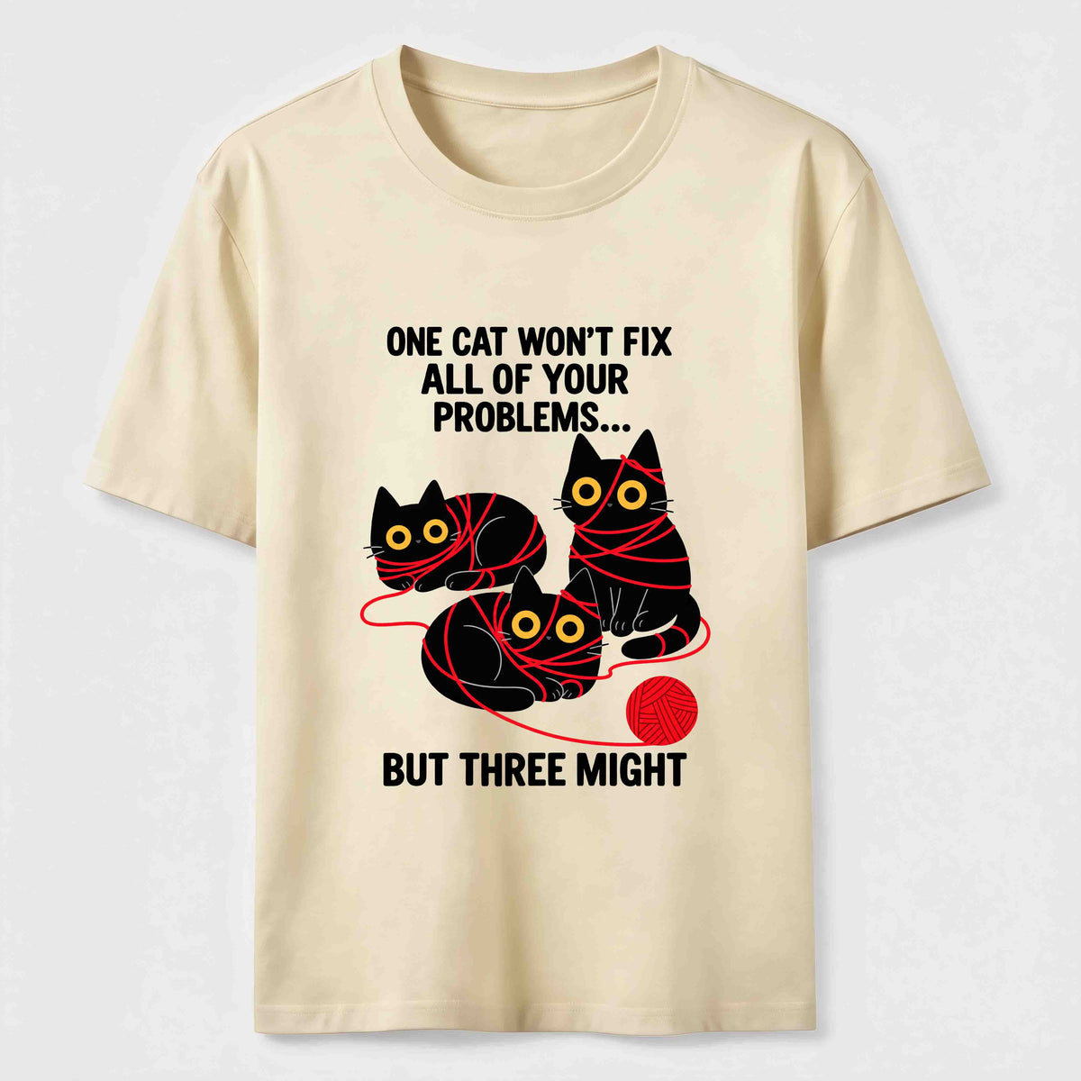 PetTaxClub Three Cats Might Classic T-Shirt