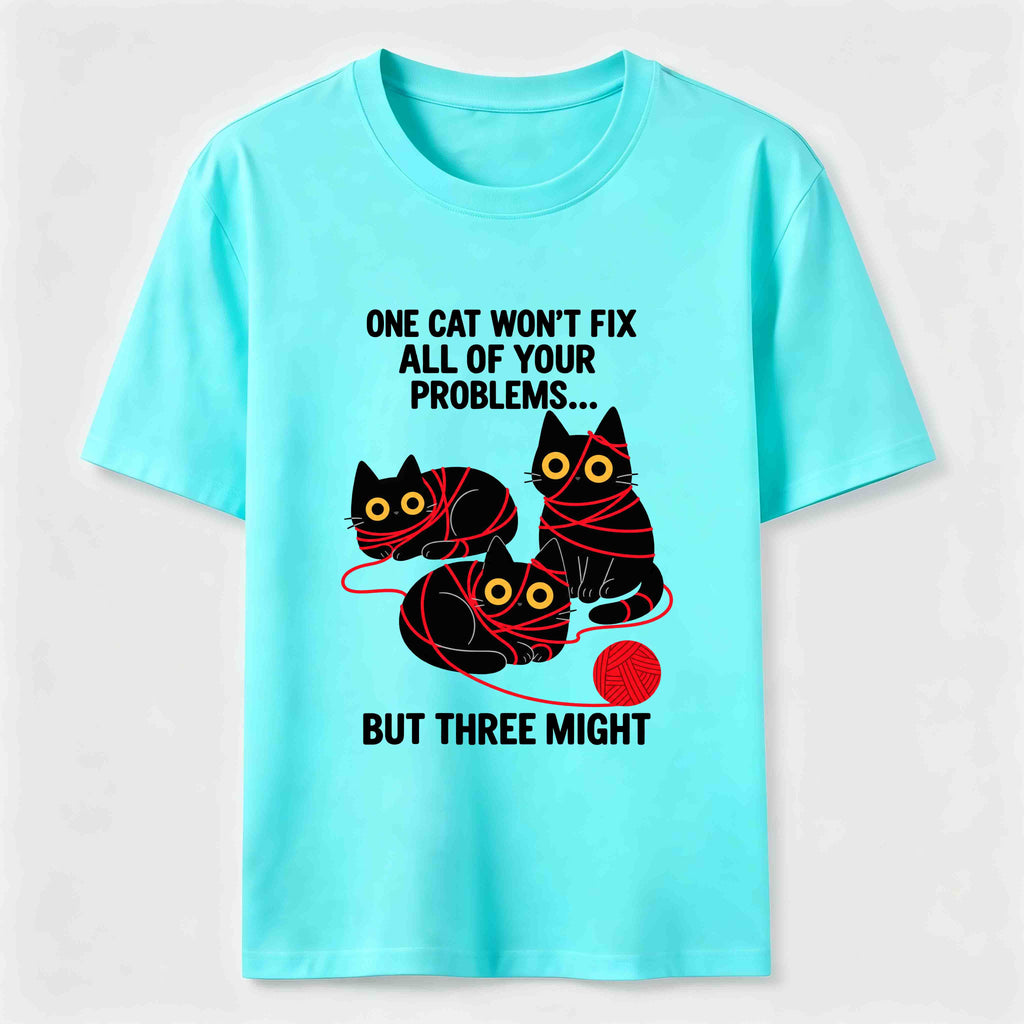 PetTaxClub Three Cats Might Classic T-Shirt