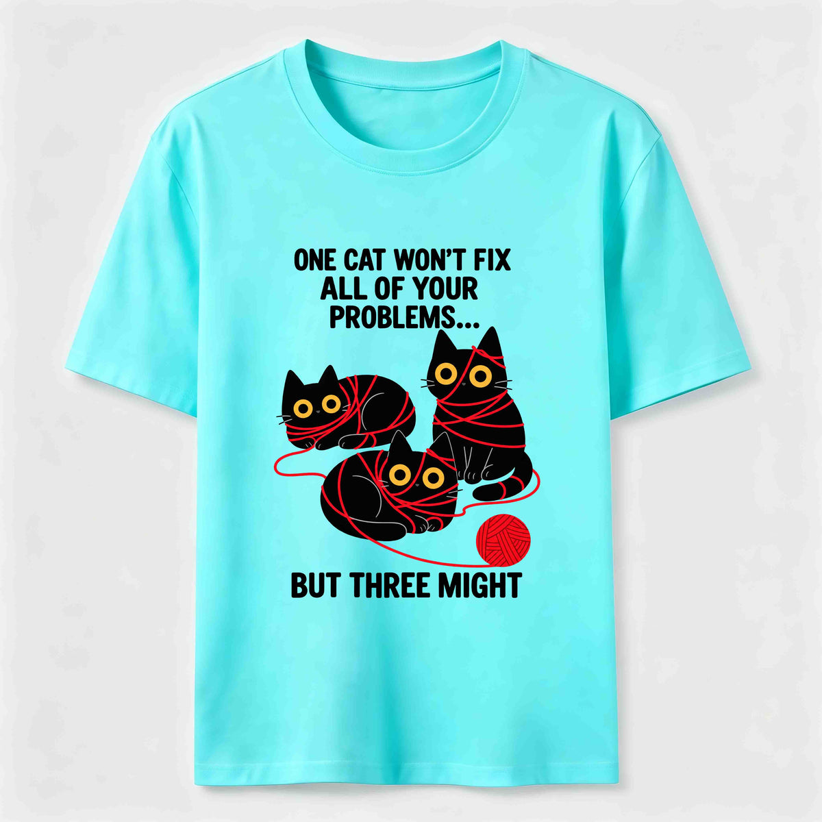PetTaxClub Three Cats Might Classic T-Shirt