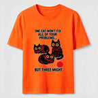 PetTaxClub Three Cats Might Classic T-Shirt