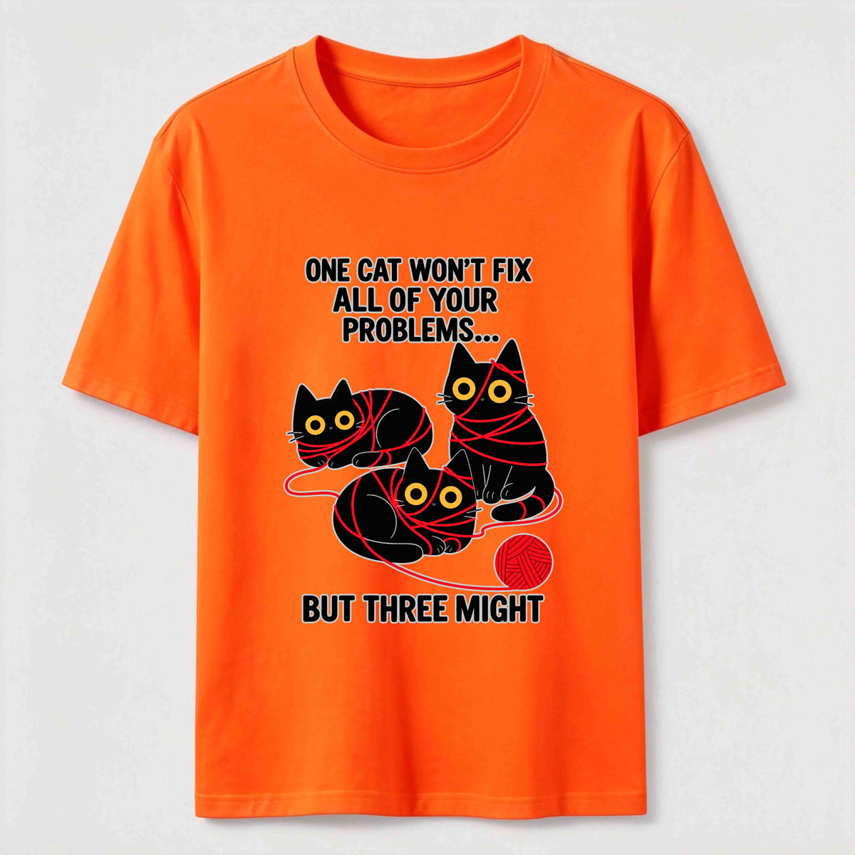 PetTaxClub Three Cats Might Classic T-Shirt