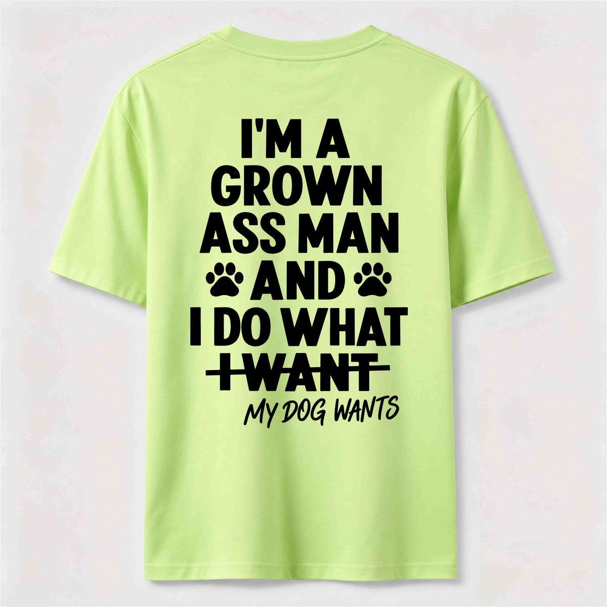 PetTaxClub My Dog Wants Classic T Shirt (Back Print)