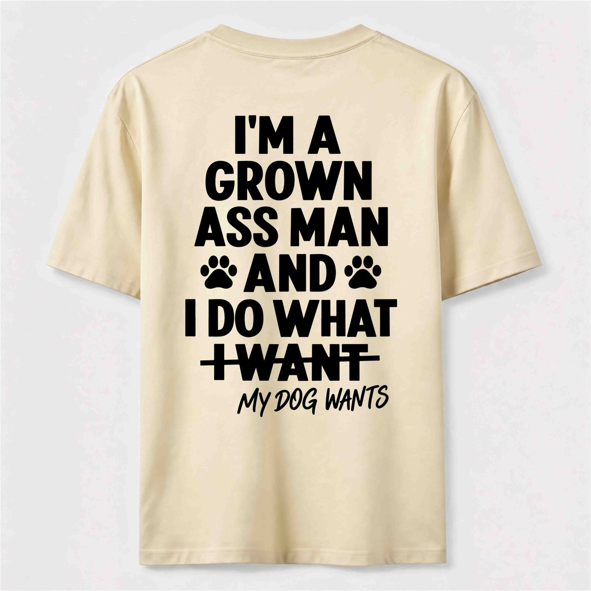 PetTaxClub My Dog Wants Classic T Shirt (Back Print)