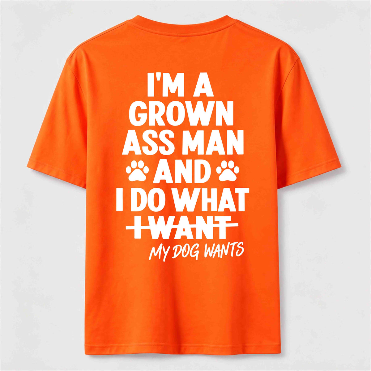 PetTaxClub My Dog Wants Classic T Shirt (Back Print)