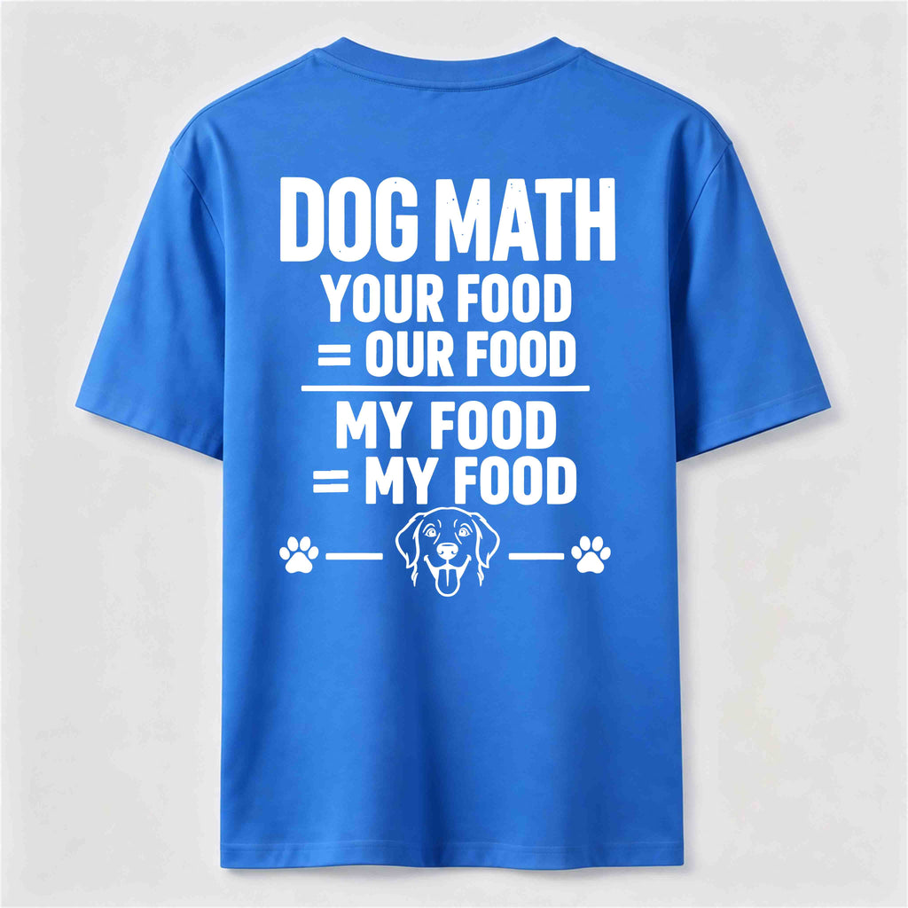 PetTaxClub Dog Math Classic T Shirt (Back Print)
