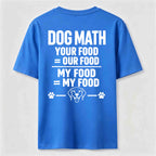 PetTaxClub Dog Math Classic T Shirt (Back Print)