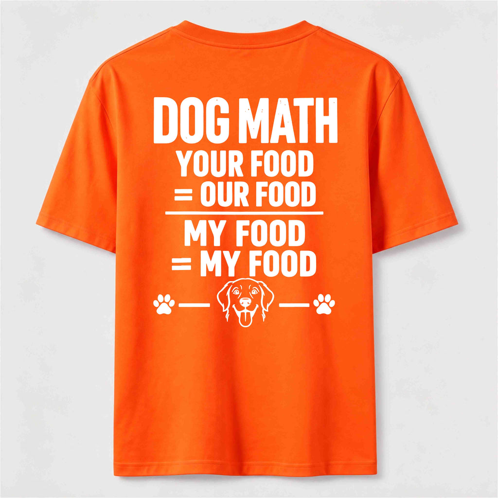 PetTaxClub Dog Math Classic T Shirt (Back Print)