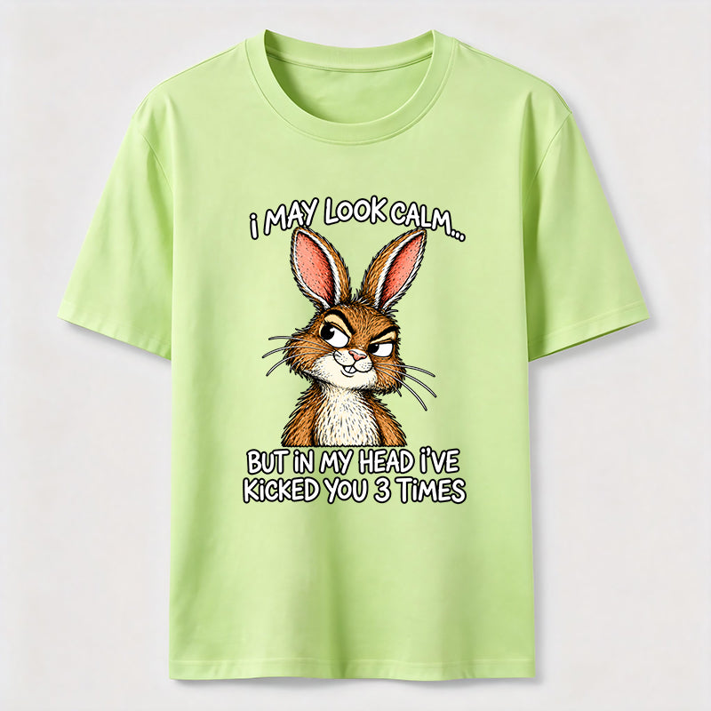 PetTaxClub Kicked You 3 Times Rabbit Classic T-Shirt