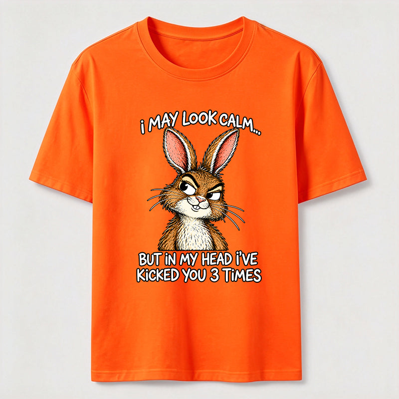 PetTaxClub Kicked You 3 Times Rabbit Classic T-Shirt