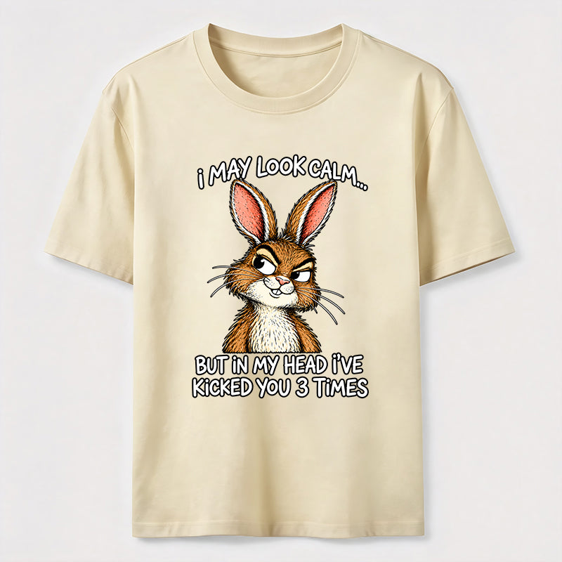 PetTaxClub Kicked You 3 Times Rabbit Classic T-Shirt
