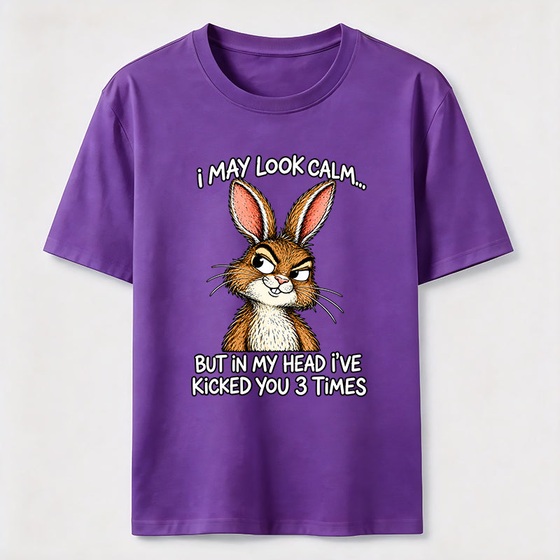 PetTaxClub Kicked You 3 Times Rabbit Classic T-Shirt