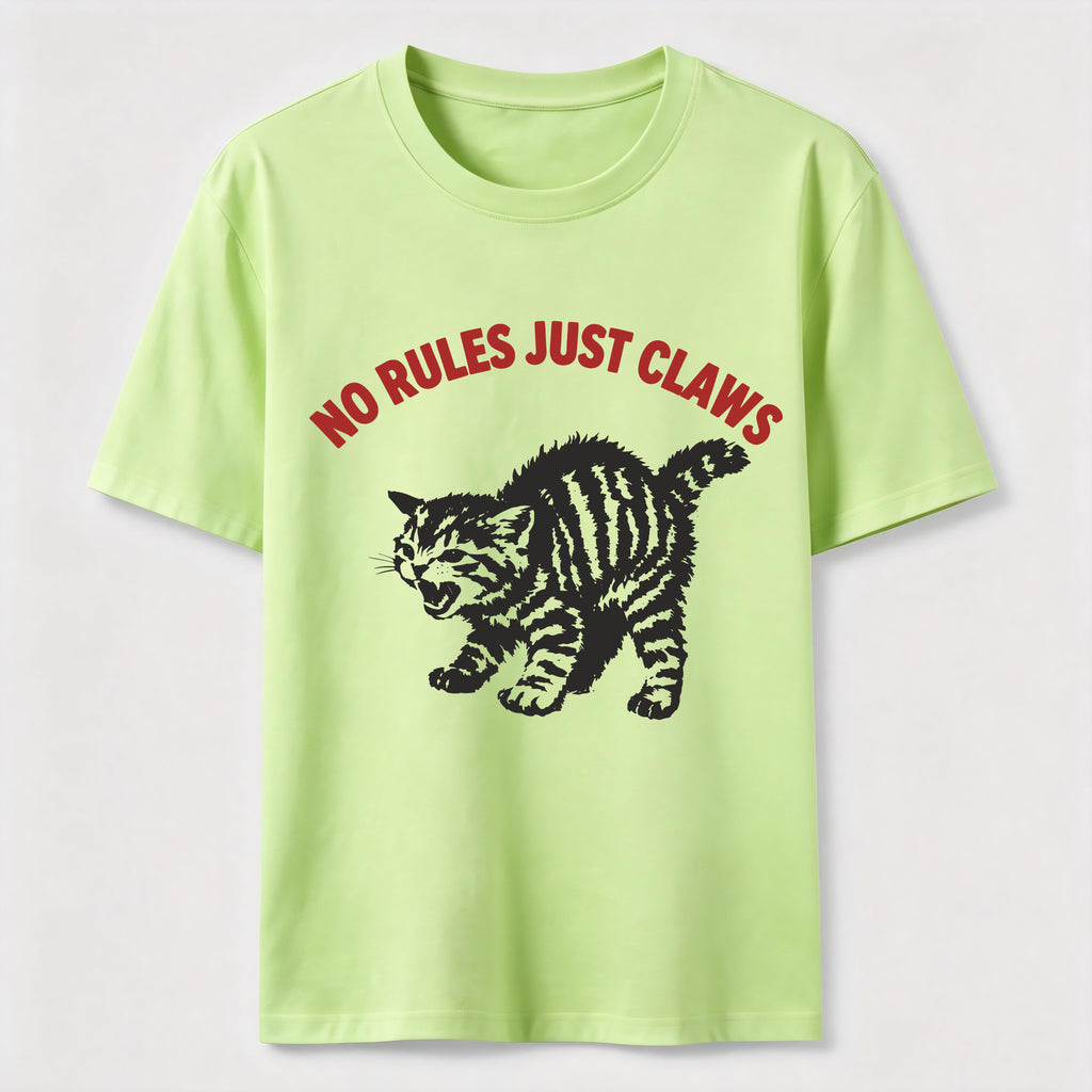 PetTaxClub No Rules Just Claws Cat Classic T-Shirt
