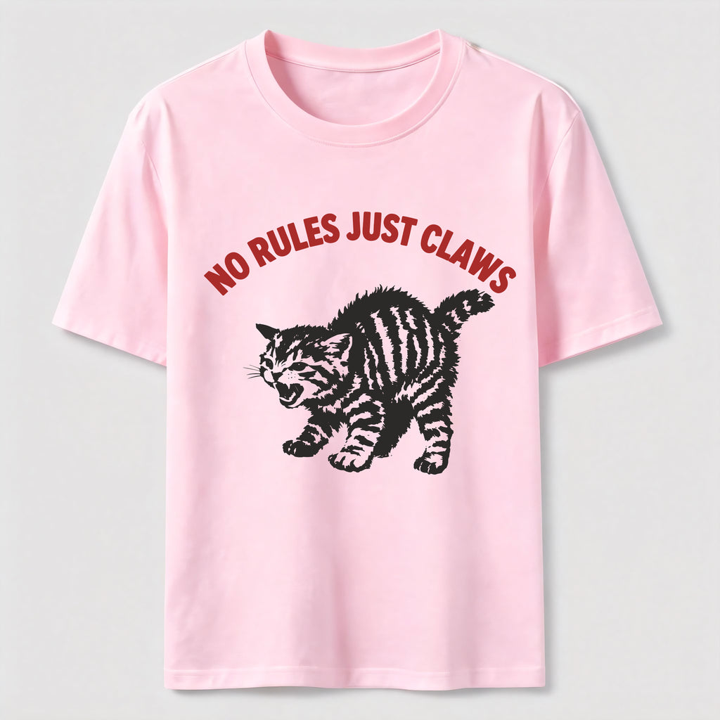 PetTaxClub No Rules Just Claws Cat Classic T-Shirt