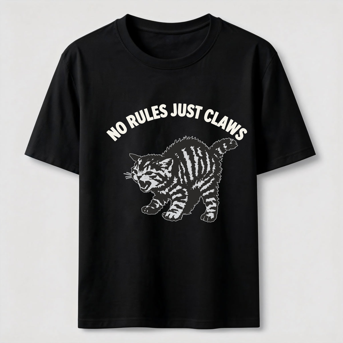 PetTaxClub No Rules Just Claws Cat Classic T-Shirt