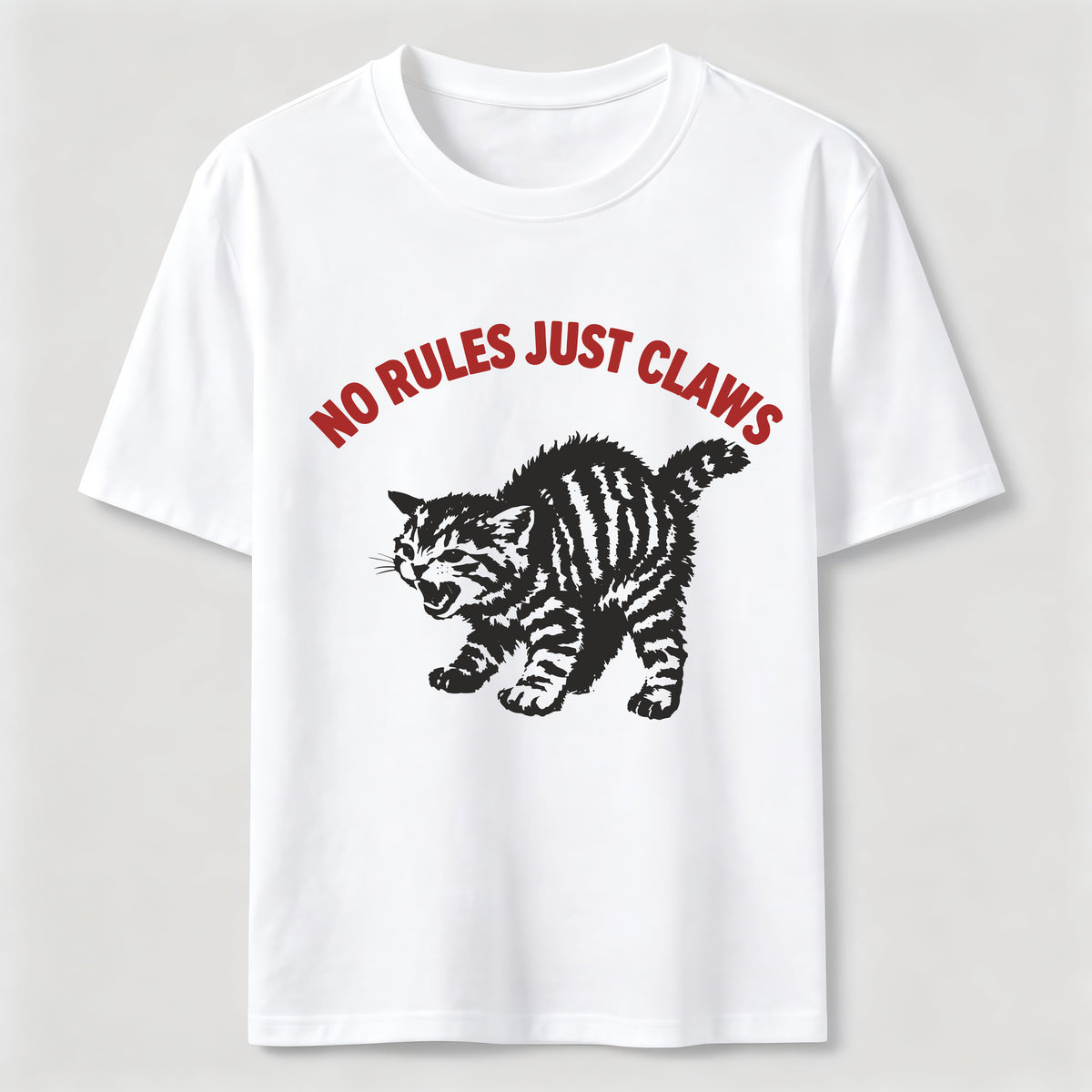 PetTaxClub No Rules Just Claws Cat Classic T-Shirt