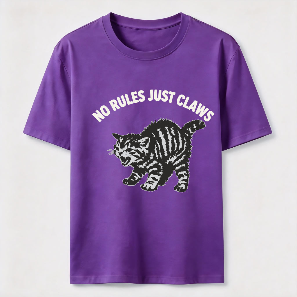 PetTaxClub No Rules Just Claws Cat Classic T-Shirt