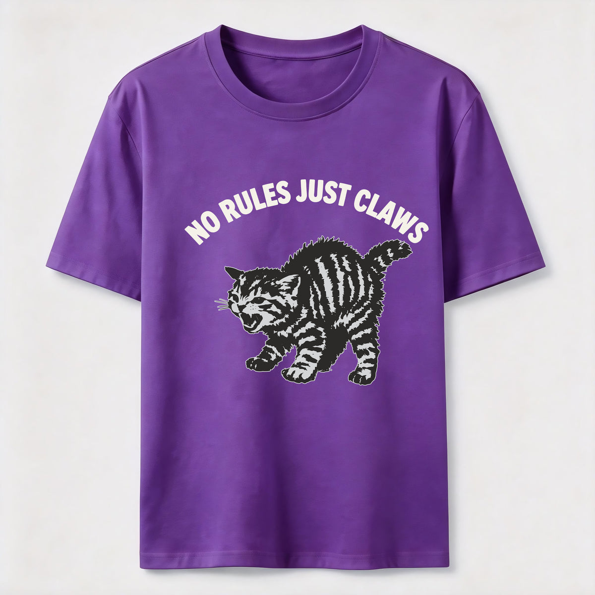 PetTaxClub No Rules Just Claws Cat Classic T-Shirt