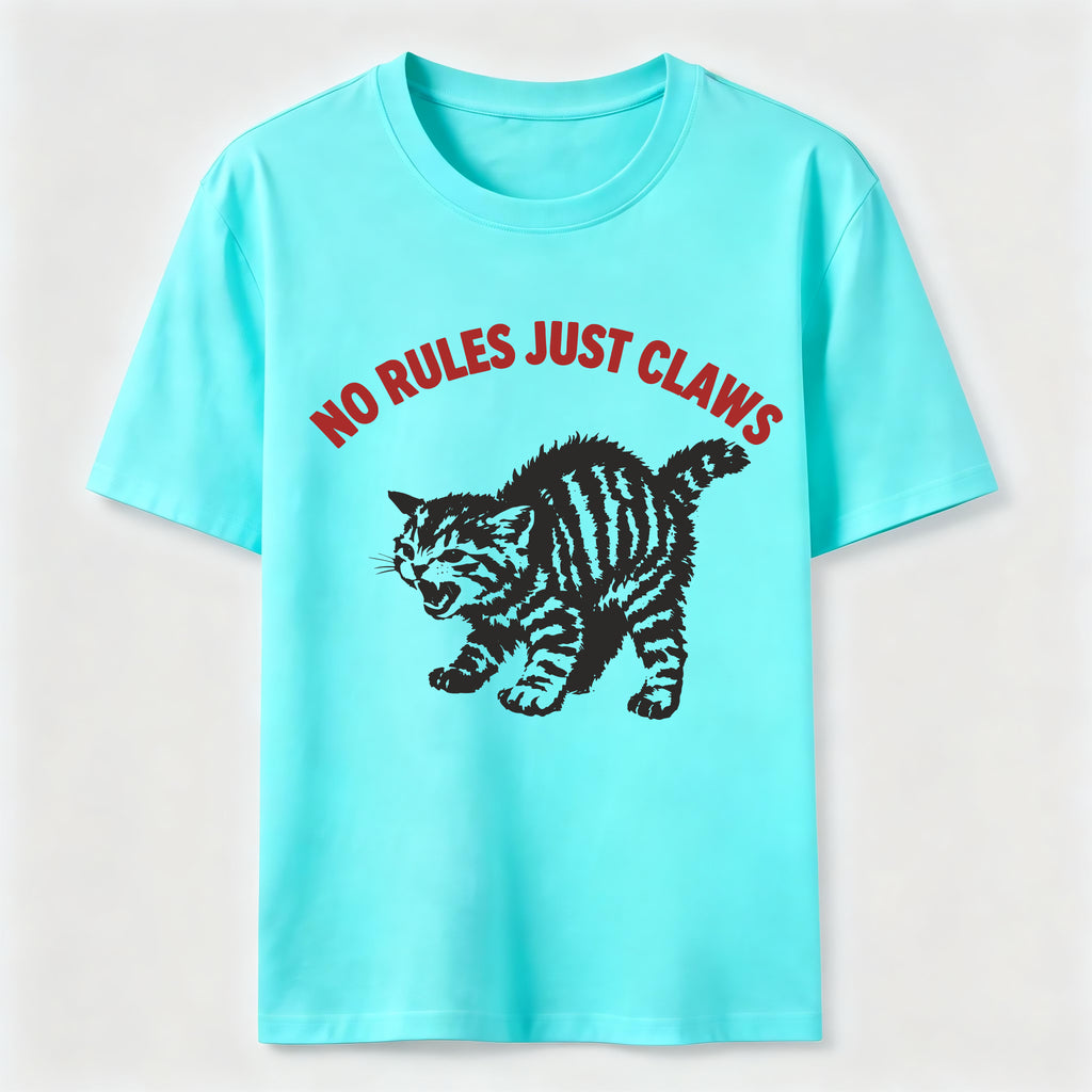 PetTaxClub No Rules Just Claws Cat Classic T-Shirt