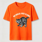 PetTaxClub No Rules Just Claws Cat Classic T-Shirt