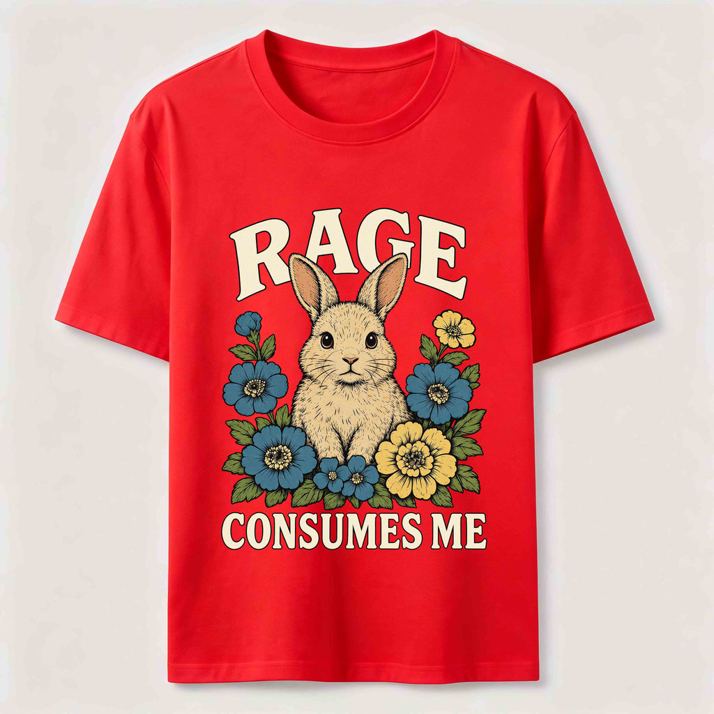 PetTaxClub Rage Consumes Me Rabbit Classic T-Shirt