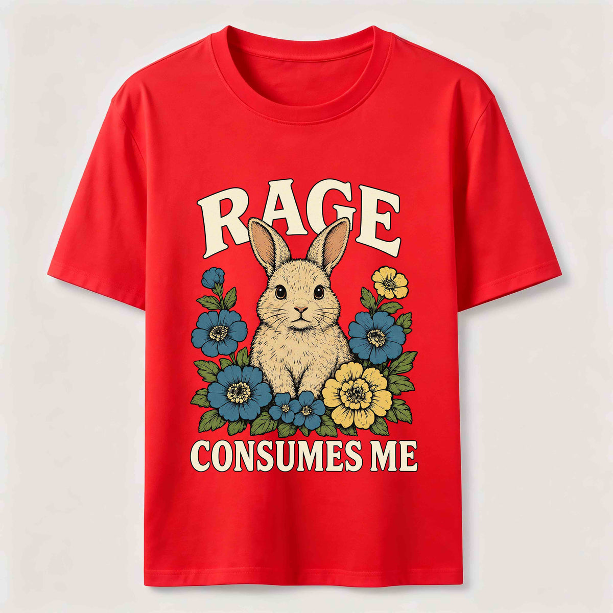 PetTaxClub Rage Consumes Me Rabbit Classic T-Shirt