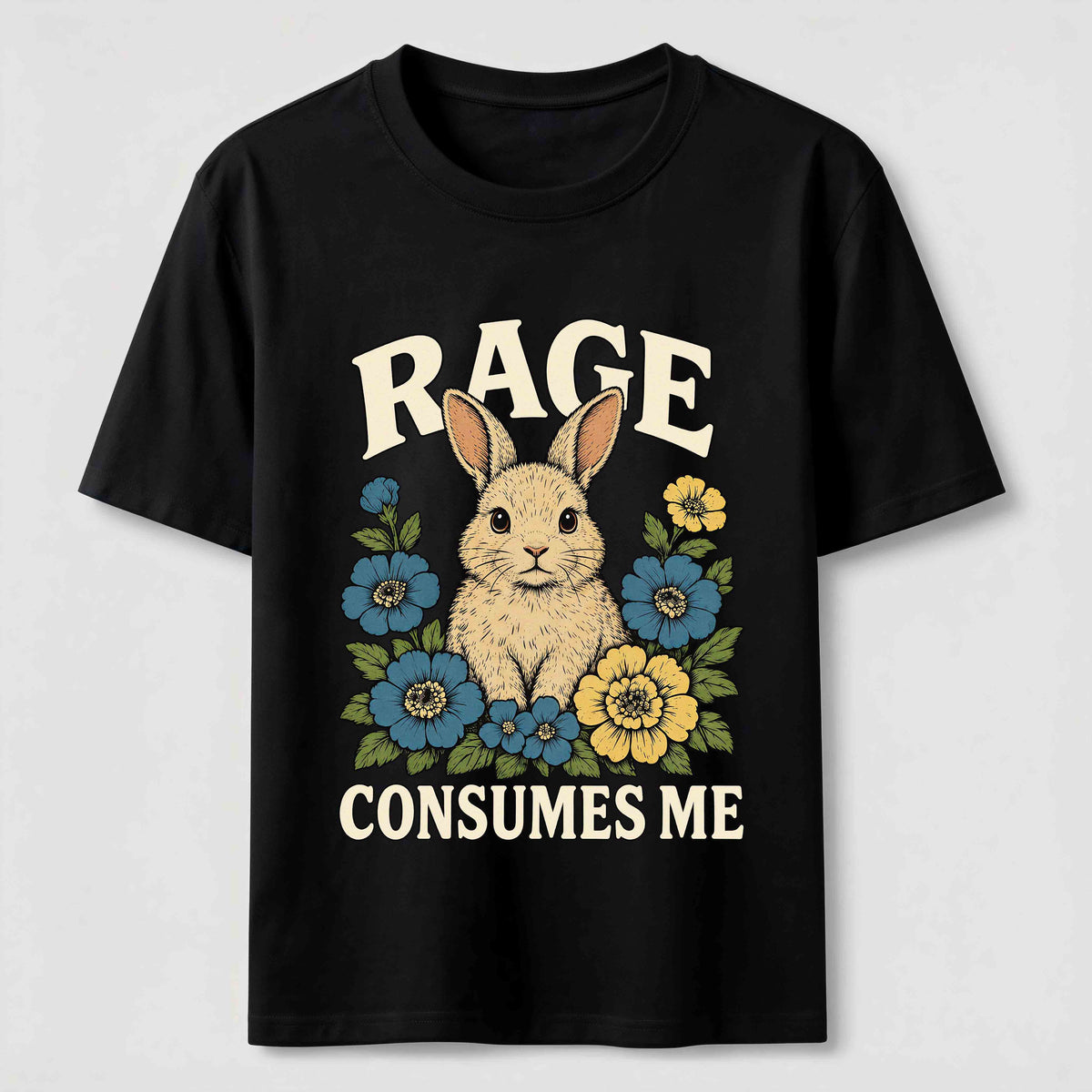 PetTaxClub Rage Consumes Me Rabbit Classic T-Shirt