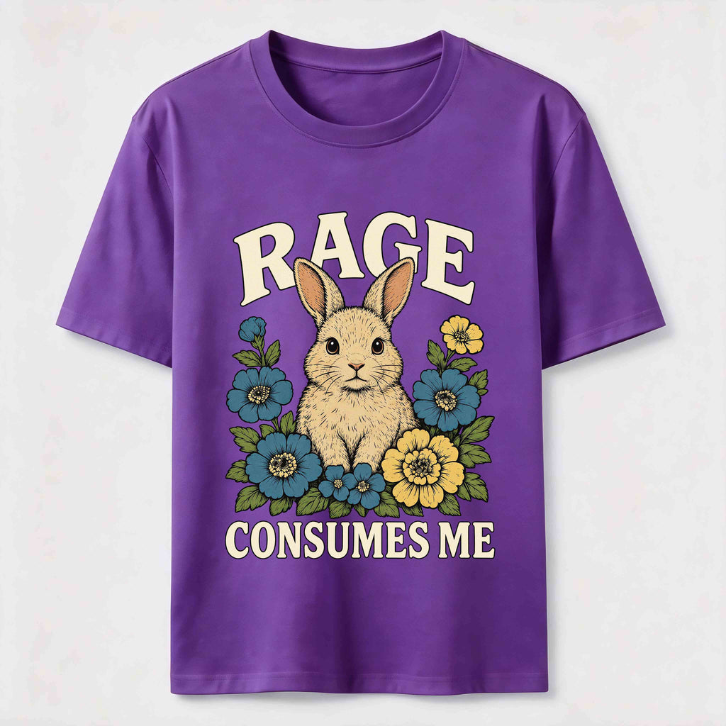 PetTaxClub Rage Consumes Me Rabbit Classic T-Shirt