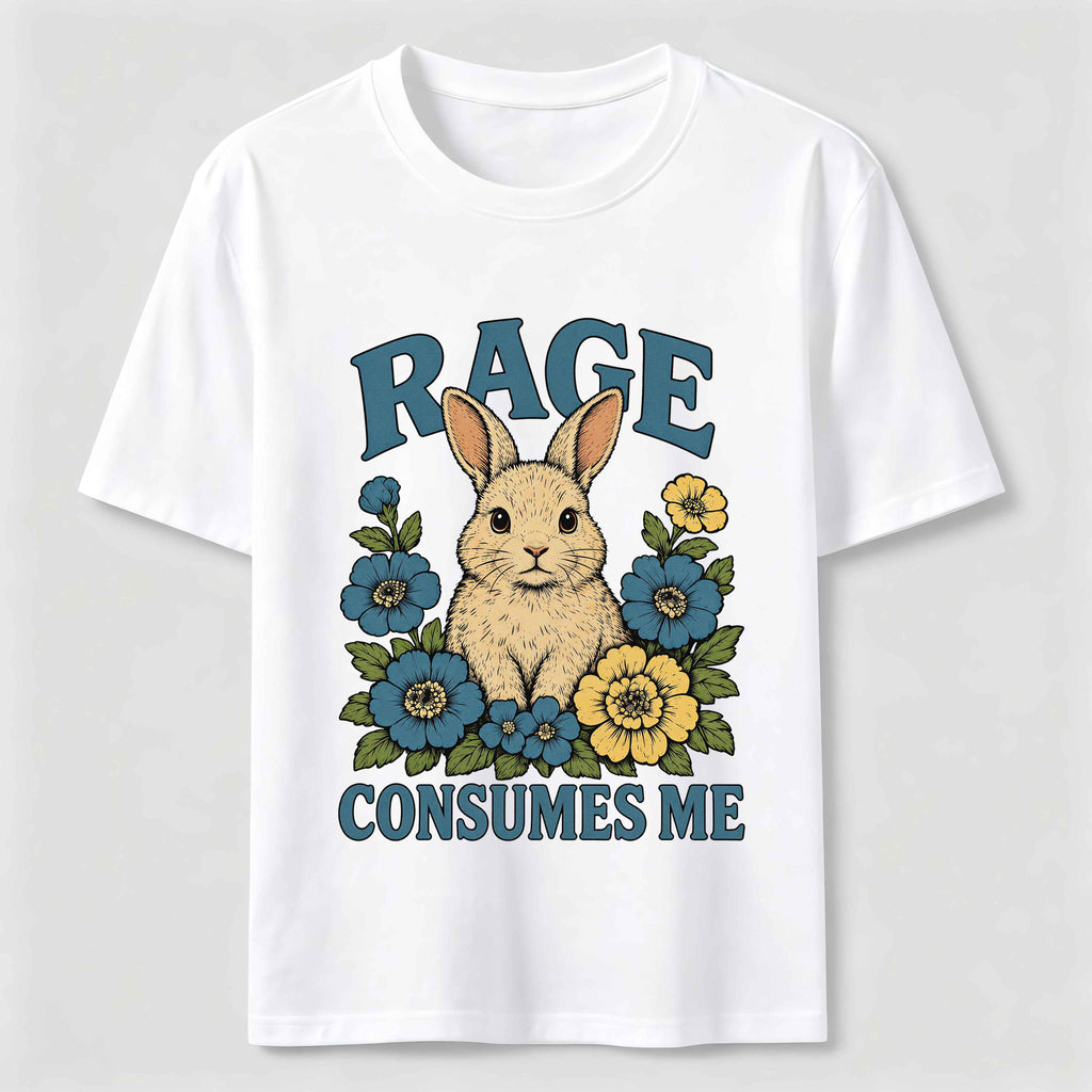 PetTaxClub Rage Consumes Me Rabbit Classic T-Shirt