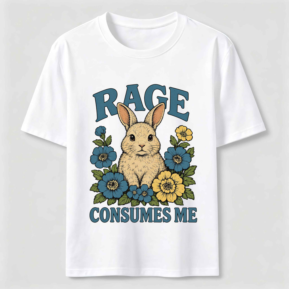PetTaxClub Rage Consumes Me Rabbit Classic T-Shirt