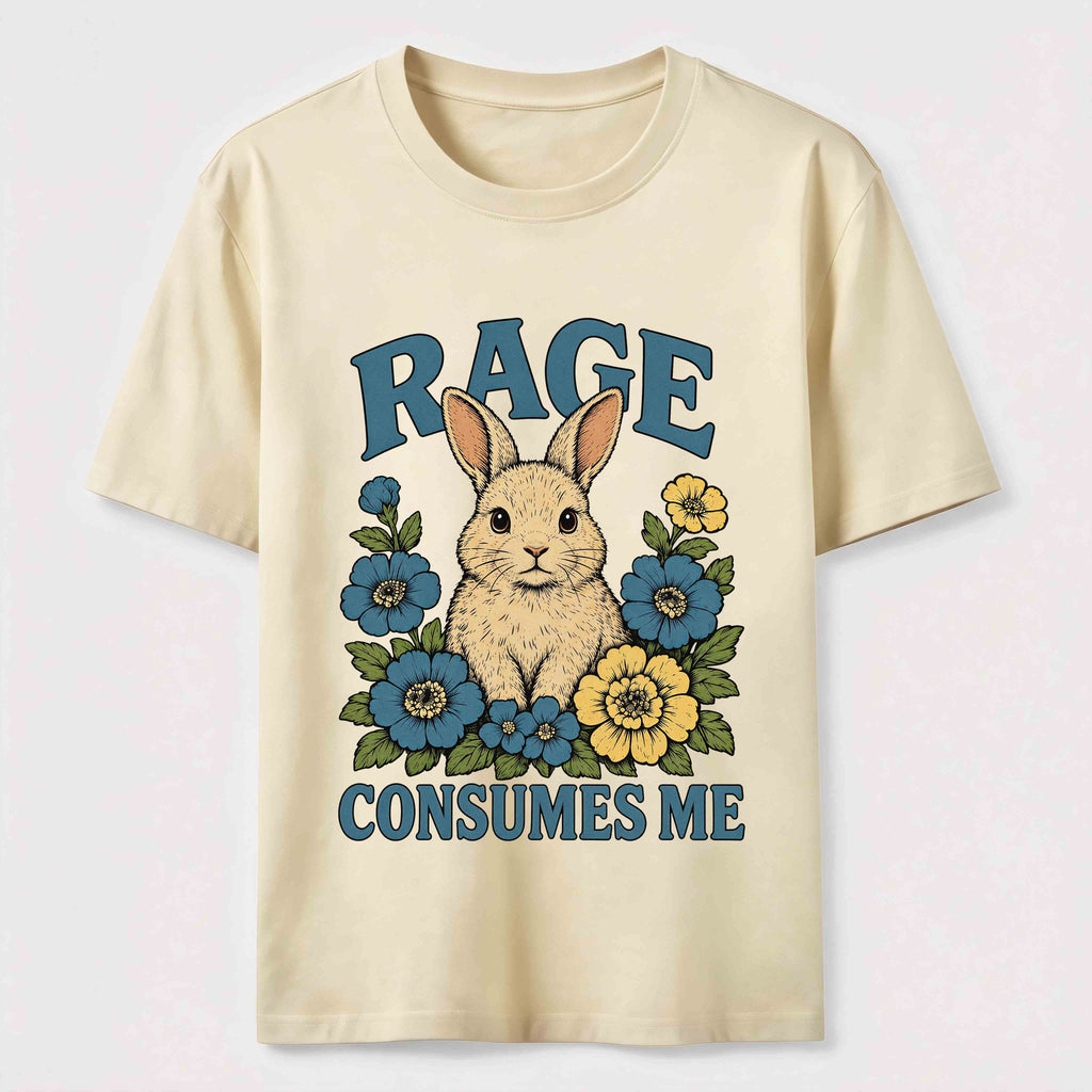 PetTaxClub Rage Consumes Me Rabbit Classic T-Shirt