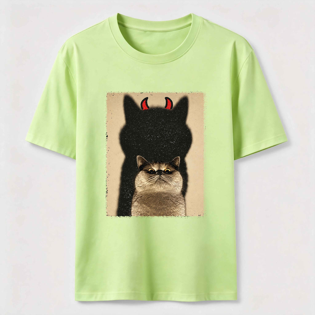 PetTaxClub Devil Shadow Cat Classic T-Shirt